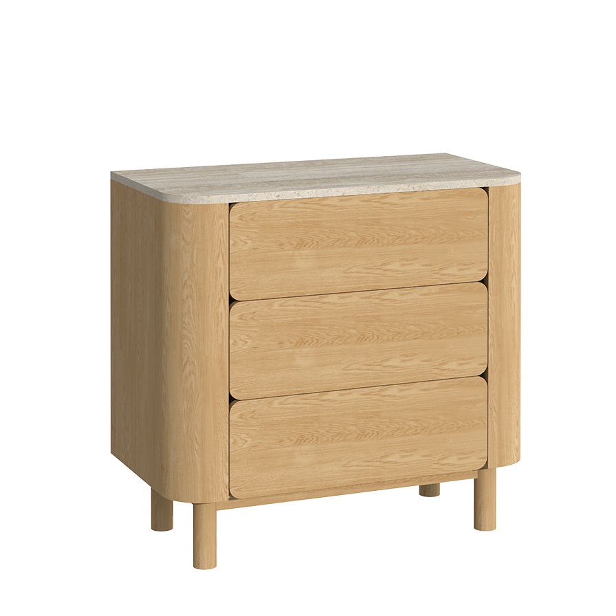 Curutimber 3-Drawer Cabinet